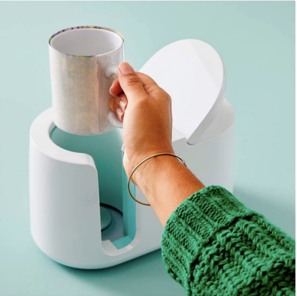 Prensa Térmica de Canecas Cricut Mug Press 500W 127V - Branco