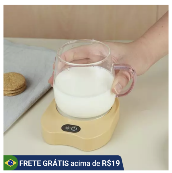Base Aquecedora USB para Caneca e Xícara Café Compacta Portátil para Escritório e Casa