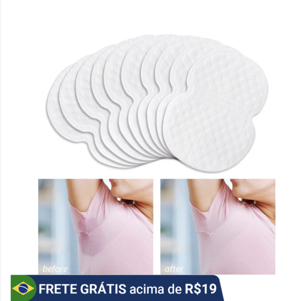 Kit Absorvente Axila Protetor Anti Suor