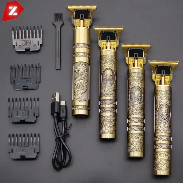 máquina de cortar cabelo máquina de barbear barbeador eletrico masculino aparador de pelos Designe Elétrico Profissional