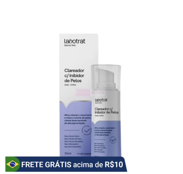 Labotrat Dermo Skin Clareador com inibidor de pelos Axila - Virilha 30ml