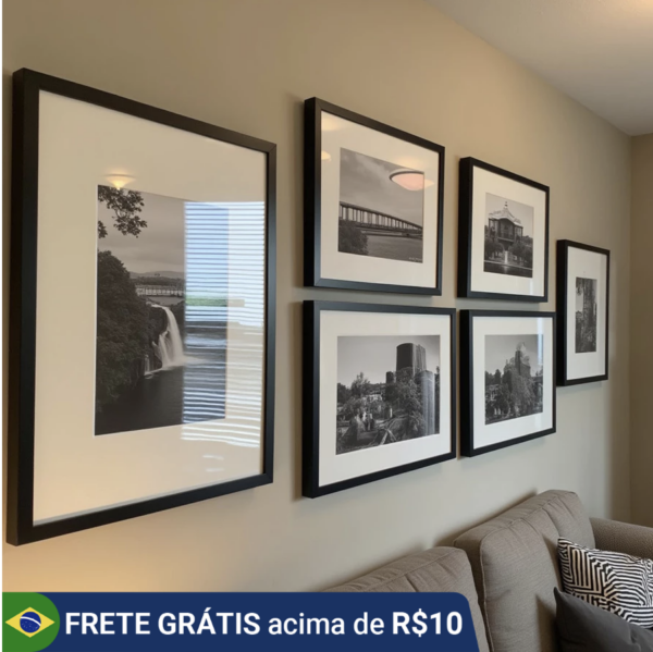 porta retrato parede 15x21 paspatur moldura 24x31 vidro quadros decorativos quarto decoração escolha cor quantidade