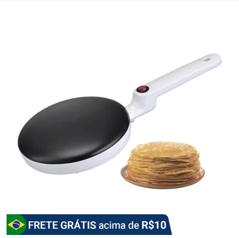 Panquequeira Elétrica 110v e 220v Tapioqueira Crepioca Omeleteira