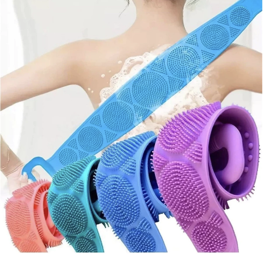 Esponja de banho lava costa Silicone anti bacteriano (cores variadas)