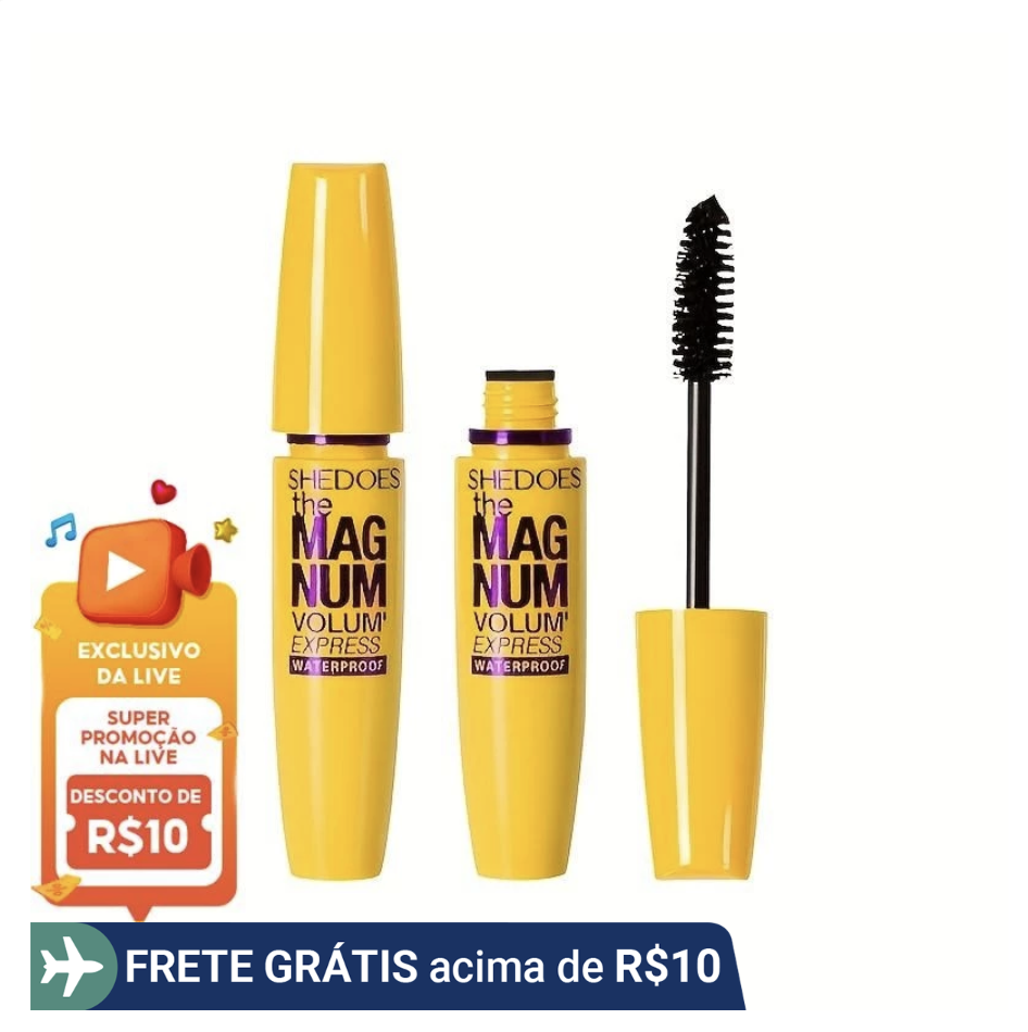 Rímel À Prova D'água De Longa Volume E Curvatura De Vison Cílios Postiços-Amarelo Natural Duradouro Não Desbotado (produto internacional)