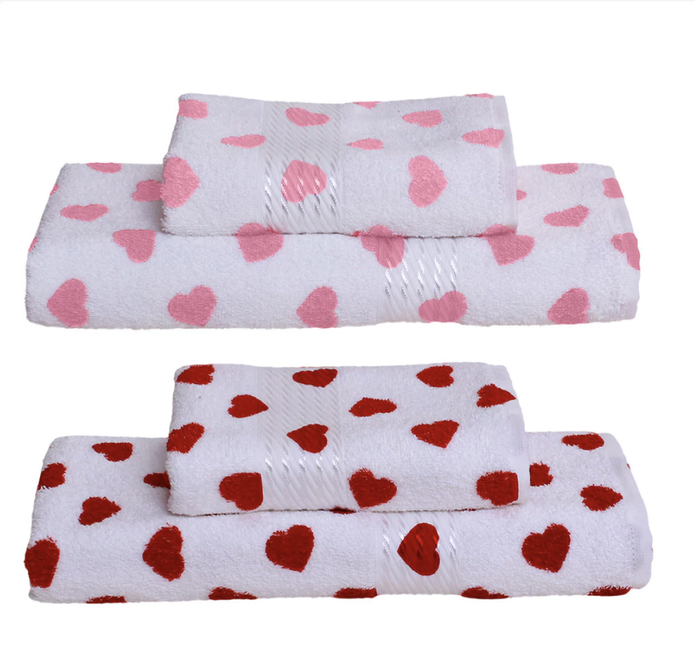 Jogo Toalhas 2 Peças Prisma Formosa Banho e Rosto 100% Algodão Dohler