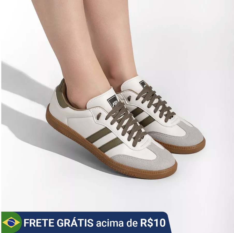 Tenis Feminino Casual AVA Vintage Tendência Moda