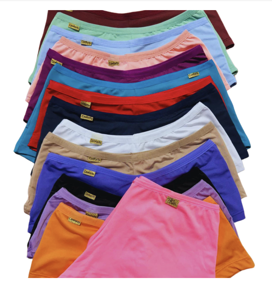 Kit 10 Shortinho Estilo Cueca Conforto Não Marca na Roupa Ótimo Para Qualquer Ocasião