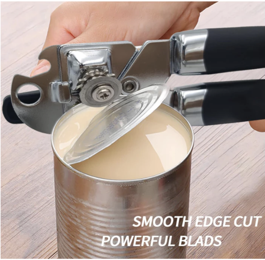 Abridor De Latas E Garrafas Aço Inox Profissional Casa