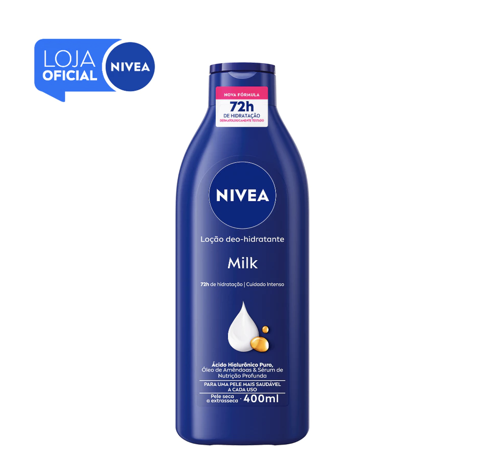 NIVEA Loção Hidratante Milk Pele Seca a Extrasseca 400ml