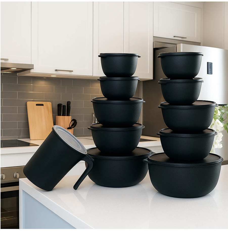 Kit 10 Potes Bowl + Jarra 1.800 (outras cores)