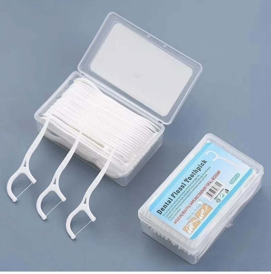 200/250 pçs fio dental com haste Infantil Em Forma De Arco Ultra Fina Para Crianças De Limpeza