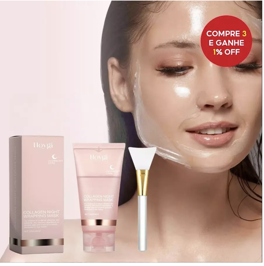 Máscara Hidratante e Limpeza Hoygi Collagen Tear Mask - 75g (produto internacional)