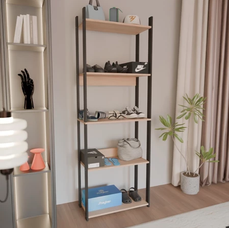 Prateleira Para Home Office Livro Estudo Estilo Industrual 1,80cm Altura (outras cores)