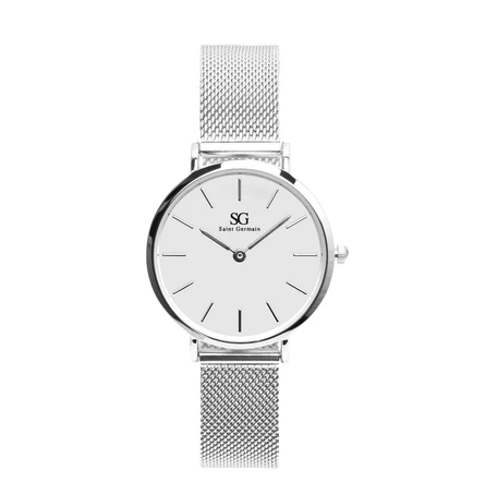 Relógio Feminino Prata Saint Germain Harlem Silver 32mm